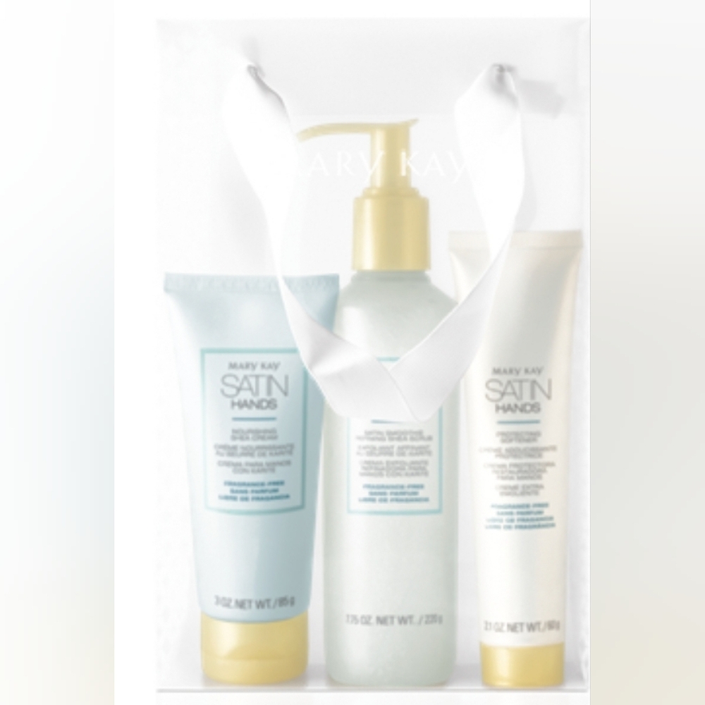 NEW Mary Kay Satin Hands Set - Fragrance Free 3 piece set ✨️